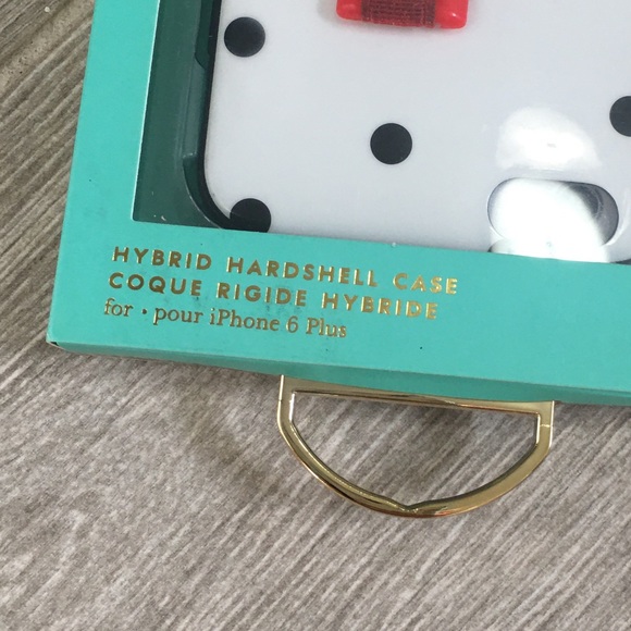 Kate Spade Polka Dot IPhone 6S Plus Case Hybrid Hardshell Case - Picture 12 of 13
